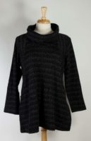 Komil Tunic - Black Wave Weave