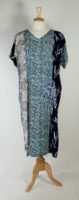 Wild Women V-neck Short Sleeved Patchwork Dress