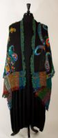 Parsley and Sage - Black/Multi Wool Stole