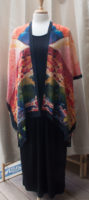 Long Open Front Silk Kimono by "Cocoon House"