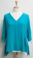 Solid Color V-Neck Top by "Dairi" (2 colors available)