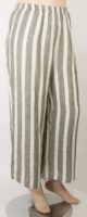 Flax Striped Airy Flood Pants (3 Colors)