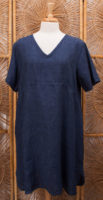 100% Linen Denim-look dress by FLAX