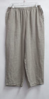 Linen Flood Pants by "Flax" (colors: natural or black)