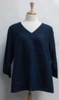 V-Neck Pullover by "Flax" (also in white)