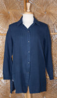 Long Sleeved Linen Shirt by Focus (2 colors)