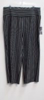Black and White Striped Flood Pants by "Habitat"