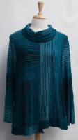 Mixed-direction Cowl Neck Tunic by "Habitat" (2 colors)