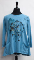 Pretty Whimsical Long Sleeve Top by "Jess and Jane"