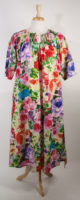 Bold Floral Nightgown by La Cera