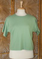 Short Sleeved Crop Tops by Pacific Cotton (8 Colors)