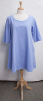 Hopper Dress by "Pacific Cotton" in periwinkle