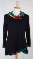 "Maya" Cowl Neck Tunic by Parsley and Sage