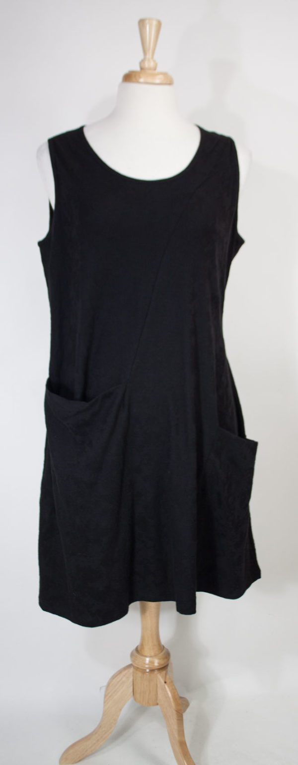 Embossed Black Dress by Parsley and Sage Women of Substance