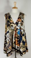 Parsley & Sage "Bethany" Print Vest